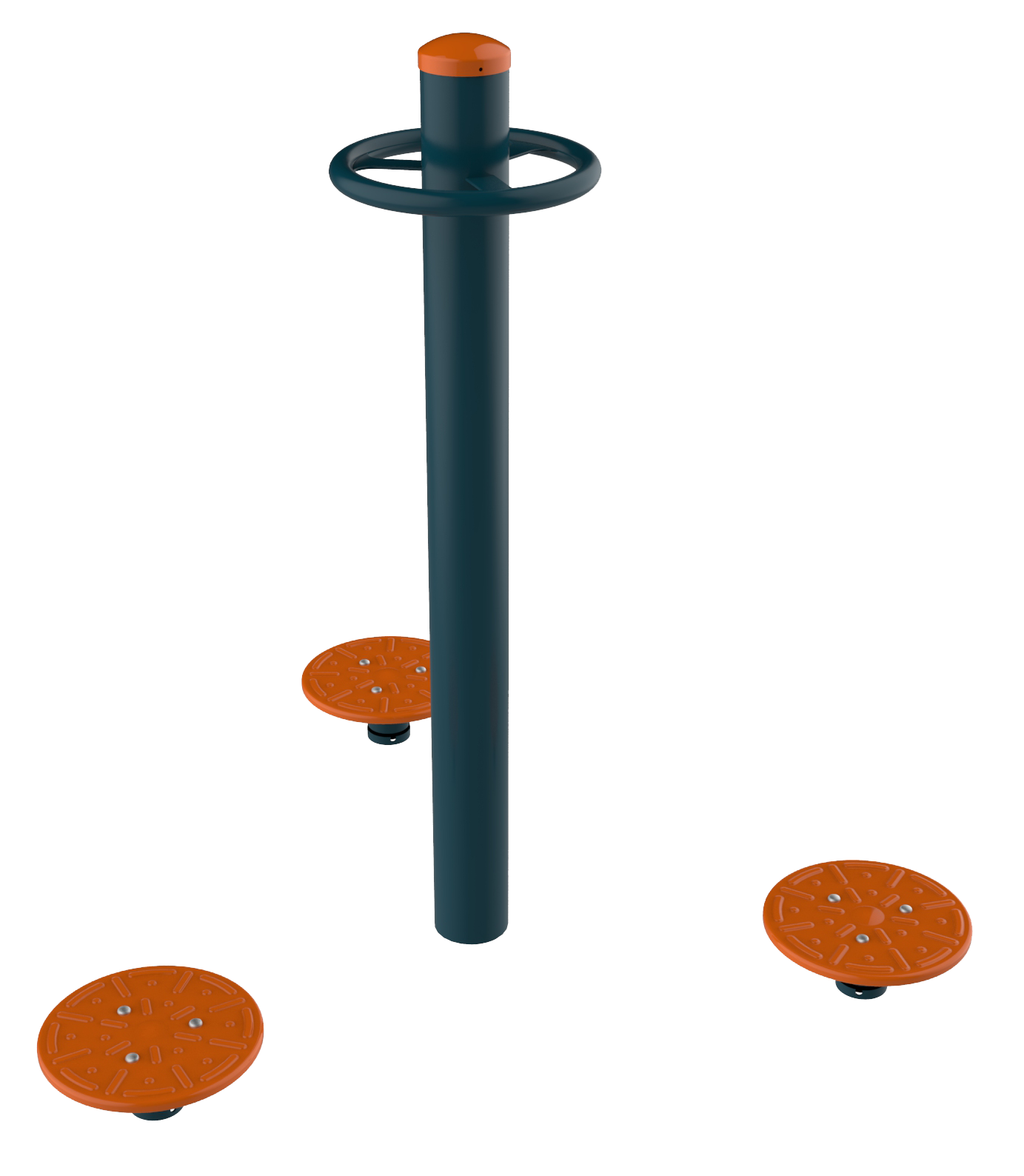 舒華室外小區健身器材-三位扭腰器JLG-06