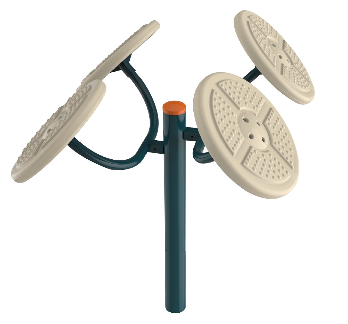 舒華室外小區健身器材-二位太極揉推器JLG-25